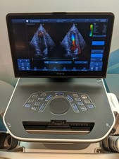 GE Vivid IQ DOM 2015   Ultrasound Machine with 9L-RS and L8-18i-rs With Cart
