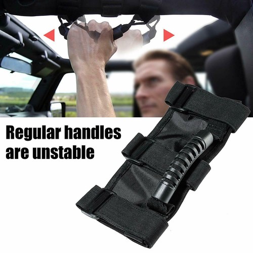 Black roll bar grab - bar, off