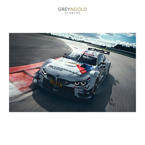 Bmw dtm sports car poster - m4,
