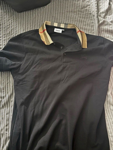 Burberry men black regular - men's,