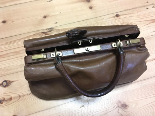 Vintage brown leather small - vintage,
