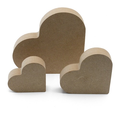 Freestanding wooden love - freestanding, heart