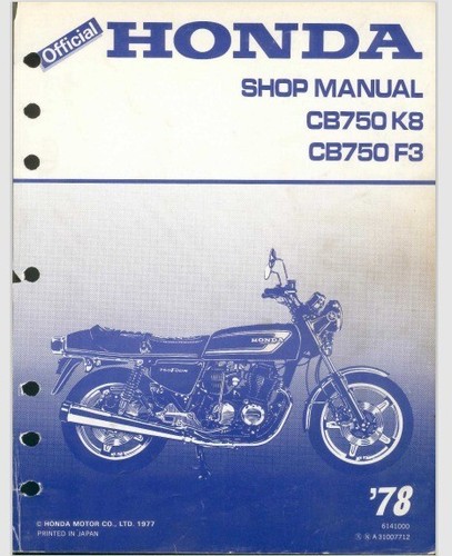 1978 honda cb750 - cb750, f3