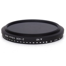 Variable ND Filter Adjustable ND2 to ND400 Neutral Density Hard Coating