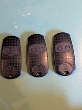 3 x CAME TOP432EV 2 Button Gate Barrier Remote Key Fobs - BLACK 