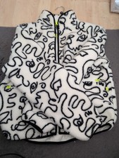 White And Black Fleece