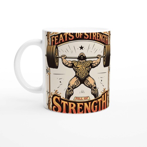 Retro weightlifting strongman - retro,