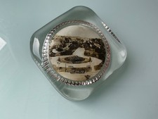 OLD GLASS PAPERWEIGHT - PASSEO