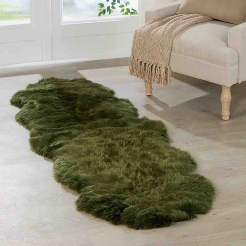 Double sheepskin rug - sheepskin, –