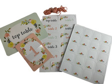 DIY Wedding Table Seating