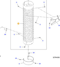 Fendt 700 Gen 7 Black Exhaust
