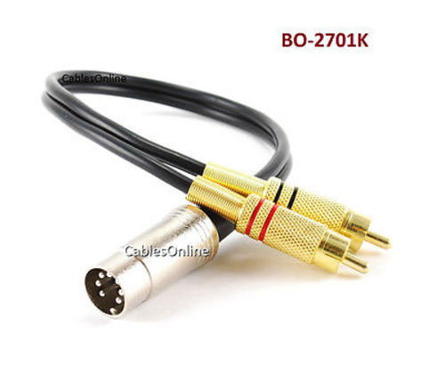 Cablesonline 1ft pin - cablesonline, din