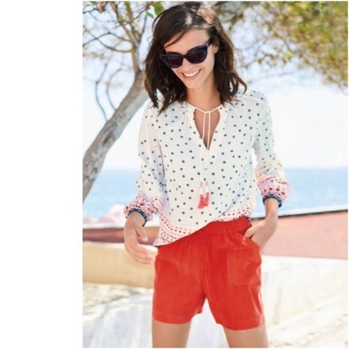 Boden talia shorts neon coral - talia,