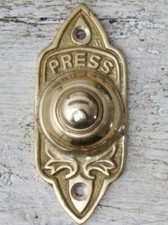 Victorian style door bell push - door,