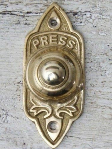 Victorian style door bell - bell, push