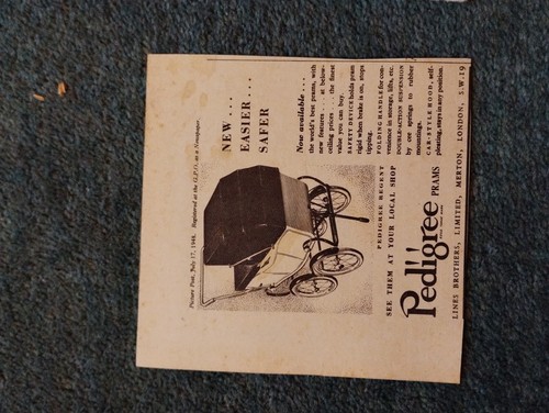 Sk101 ephemera 1948 advert - sk101,