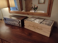 CD Storage ~ Wine Box, Crate. Wooden. French, Genuine.