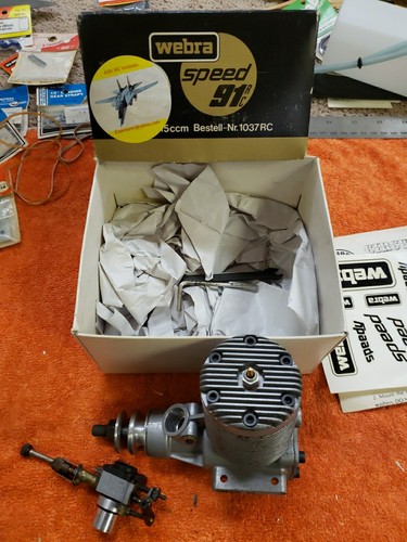 Webra engine 91 - 91, speed