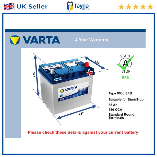 Efb battery fits - battery,