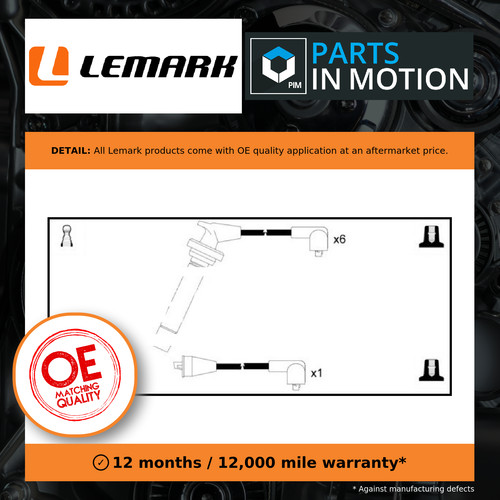 Leads ignition cables set - cables,