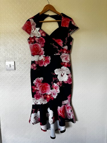 Quiz navy pink floral - quiz,