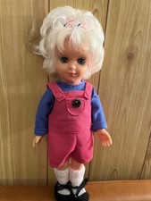 Vintage Palitoy Petal Skin Girl doll - 1960’s  Short Platinum Blonde  Blue Eyes