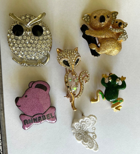 Vintage brooch joblot - vintage, bundle