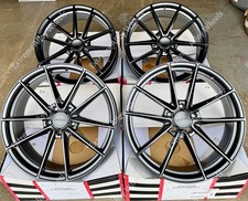 9.5x 22" Black Zuffen Mazzanti Alloy Wheels For Audi Q7 Volkswagen Touareg 5x130