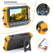 CCTV Tester 5 8MP VGA HD Input Analog Video Monitor AHD TVI CVI Camera Tester