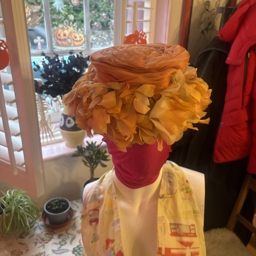 Vintage silk mix hat - silk,