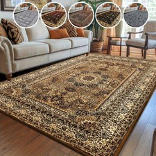 Non Slip Large Traditional Rugs Bedroom Carpet Living Room Hallway Runner Rug