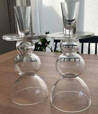 Marquis Waterford Crystal Candlestick Holders-RARE DESIGN