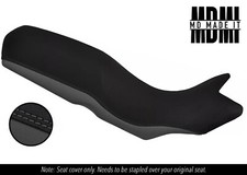 FITS BMW F 650 800 GS 08-12 DUAL CUSTOM VINYL SEAT COVER DSG2 BLACK & DARK GREY