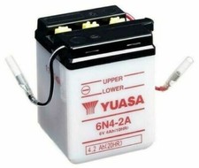 BATTERY FOR SUZUKI B120 71-77 6N4-2A YUASA 6 VOLT