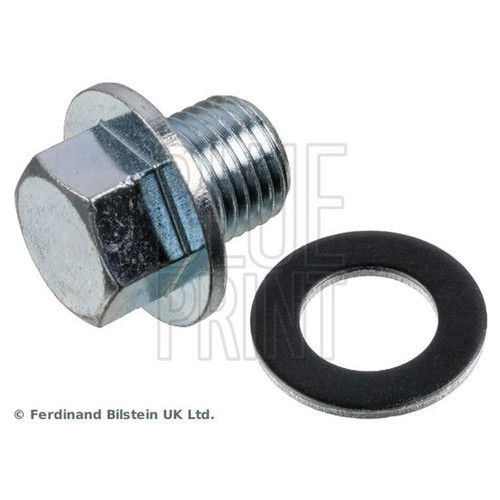 Blue print oil sump screw - print,