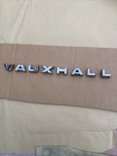 Vauxhall bonnet letters - vauxhall,