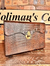 Antique Crocodile Leather