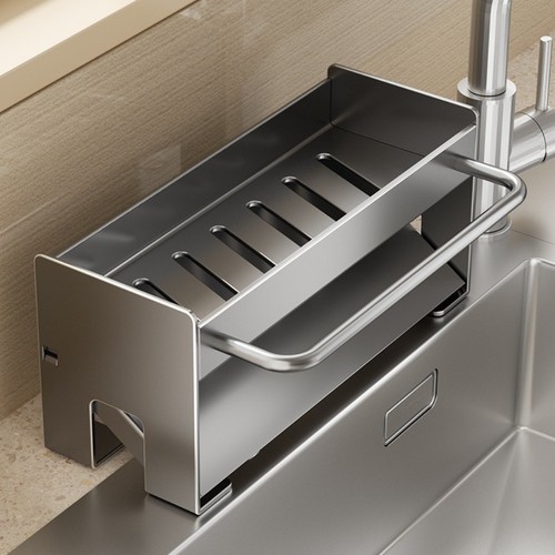 Kitchen sink drain rack with - kitchen,