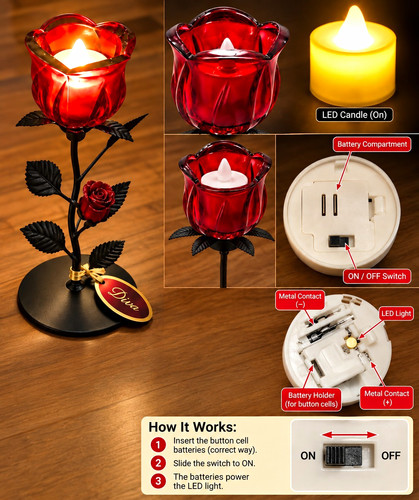 Red rose flower - red,