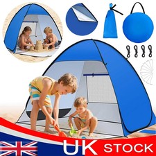 Blue Pop-Up Tent UV Protection