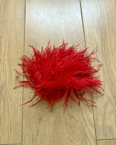 Siam red thick - ostrich, feather