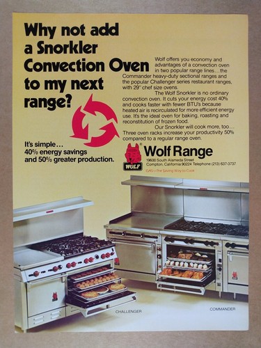 1985 wolf range - wolf, &