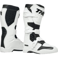 Thor Blitz XR Motocross Off Road Enduro Boots - White/ Black