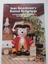 Jean Greenhowe knitting pattern booklet Hedgehogs Treasured Memory Keepsakes