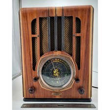 🎬Knight A-9811 Farm Radio (1937) • Restored Hero Prop • Art Deco Period Piece