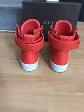 Gucci  Red Leather High Top