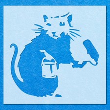 Banksy Mouse Stencil: Mylar