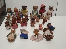Sylvanian FAMILIES - LOTTO 32 PERSONAGGI - VINTAGE 1980