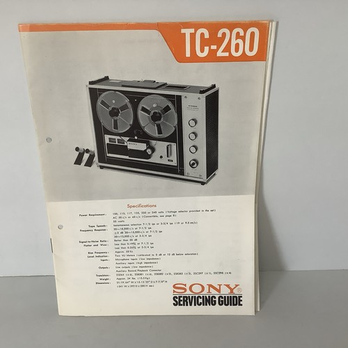Sony 260 reel - sony, tc-260