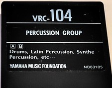 YAMAHA DX7 VOICE ROM VRC-104